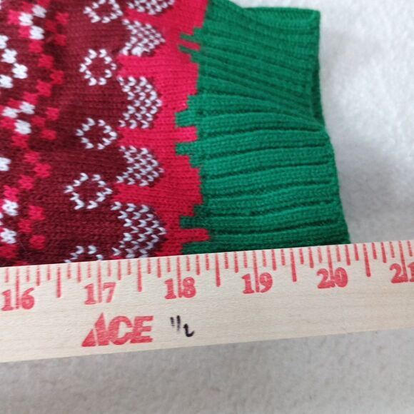 Holiday Time 3XL Cat Christmas Sweater Ugly Xmas Gift Box Funny Drink Holder - Picture 8 of 10